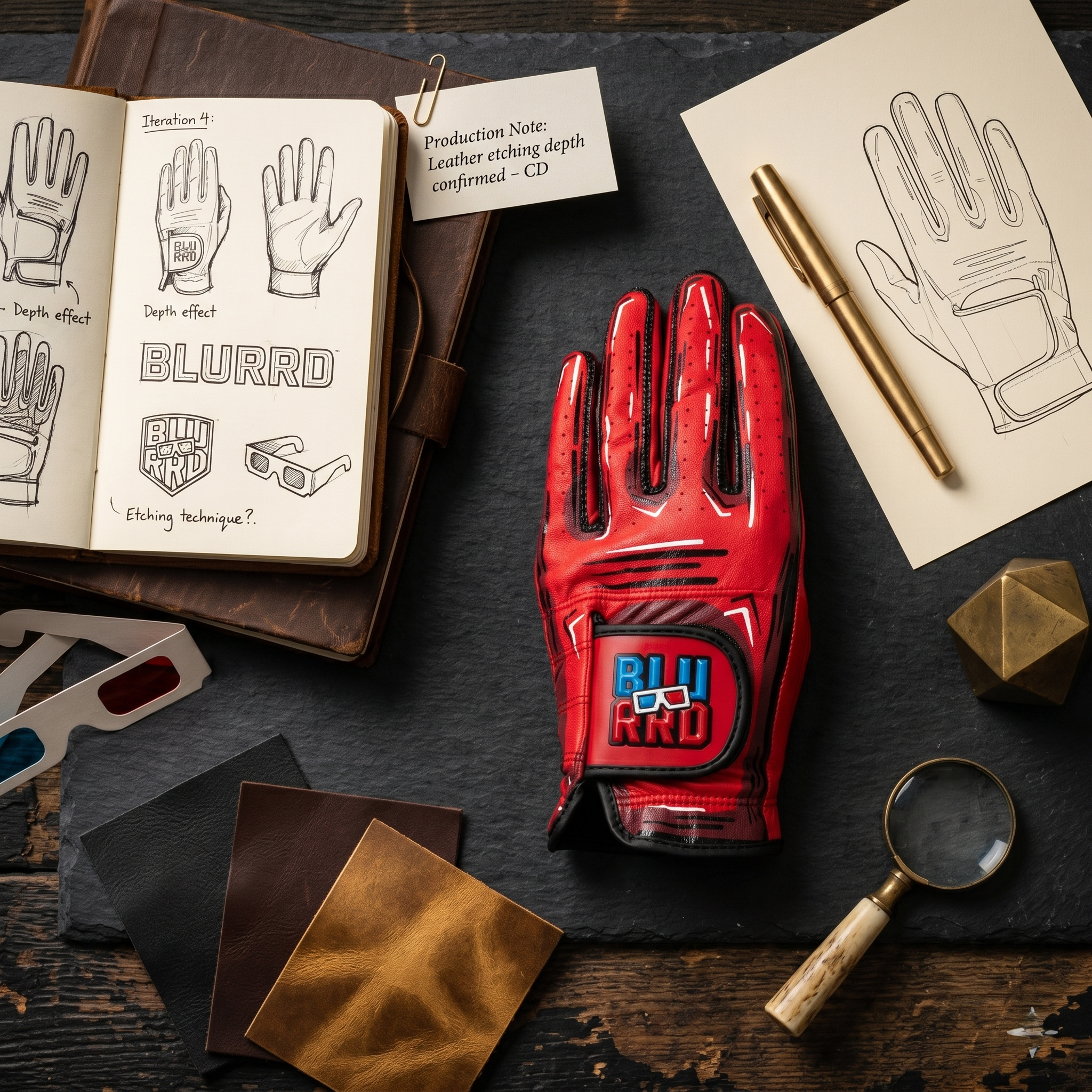 How BLURRD Designs Golf Gloves: A Different Kind of Creative Process