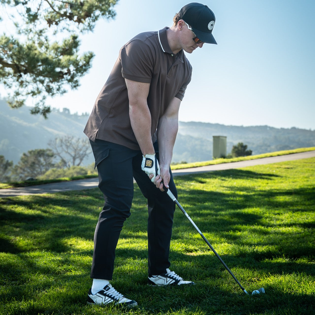 THE 24K GOLF GLOVE - NAVY/WHITE - 2 PACK