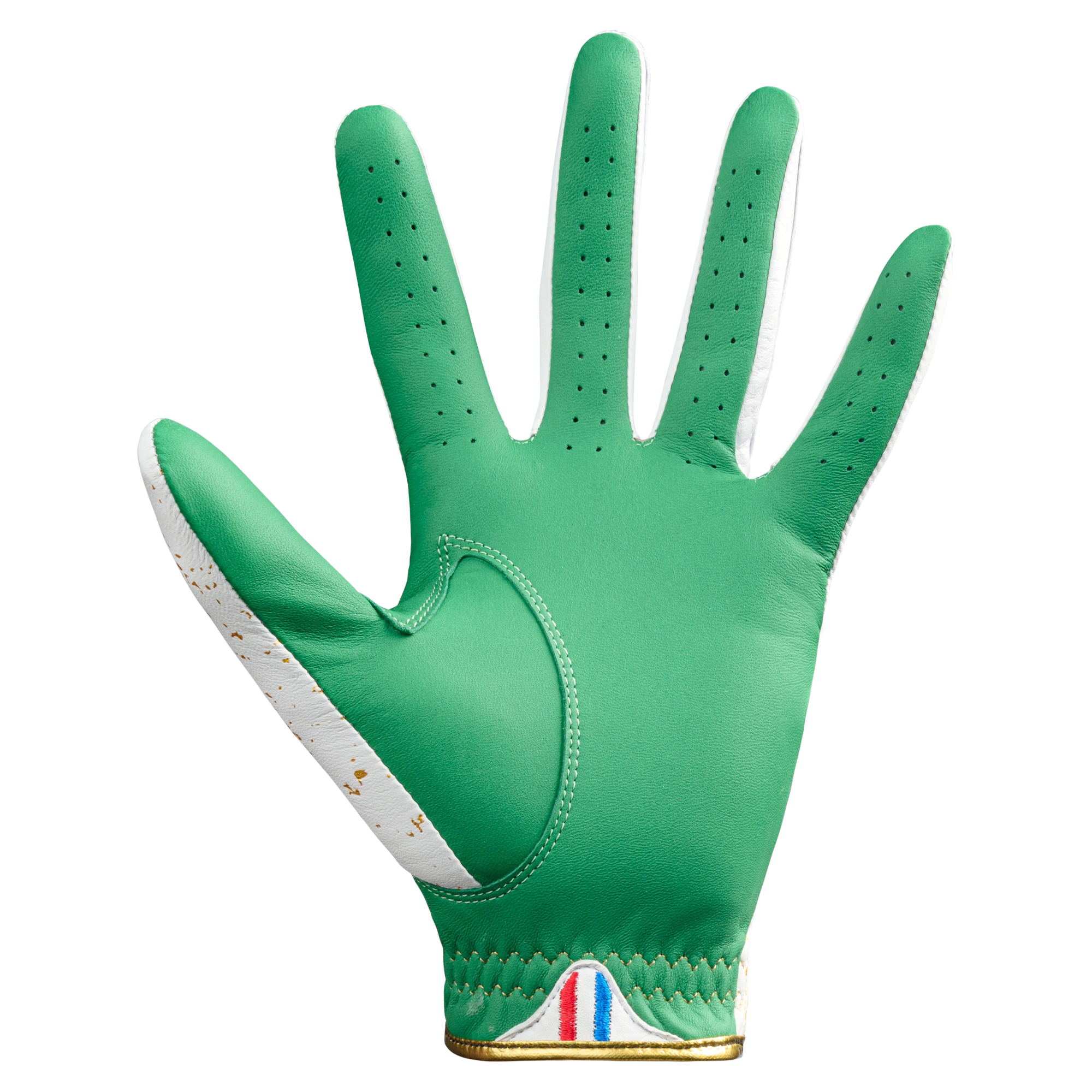THE 24K GOLF GLOVE - GREEN/WHITE - 2 PACK