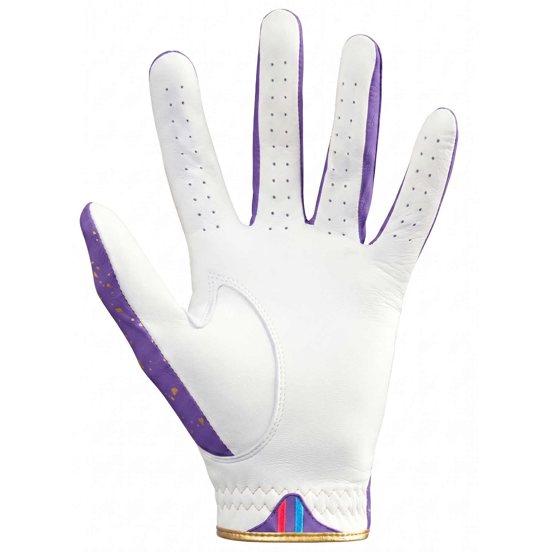 THE 24K GOLF GLOVE - PURPLE/WHITE - 2 PACK