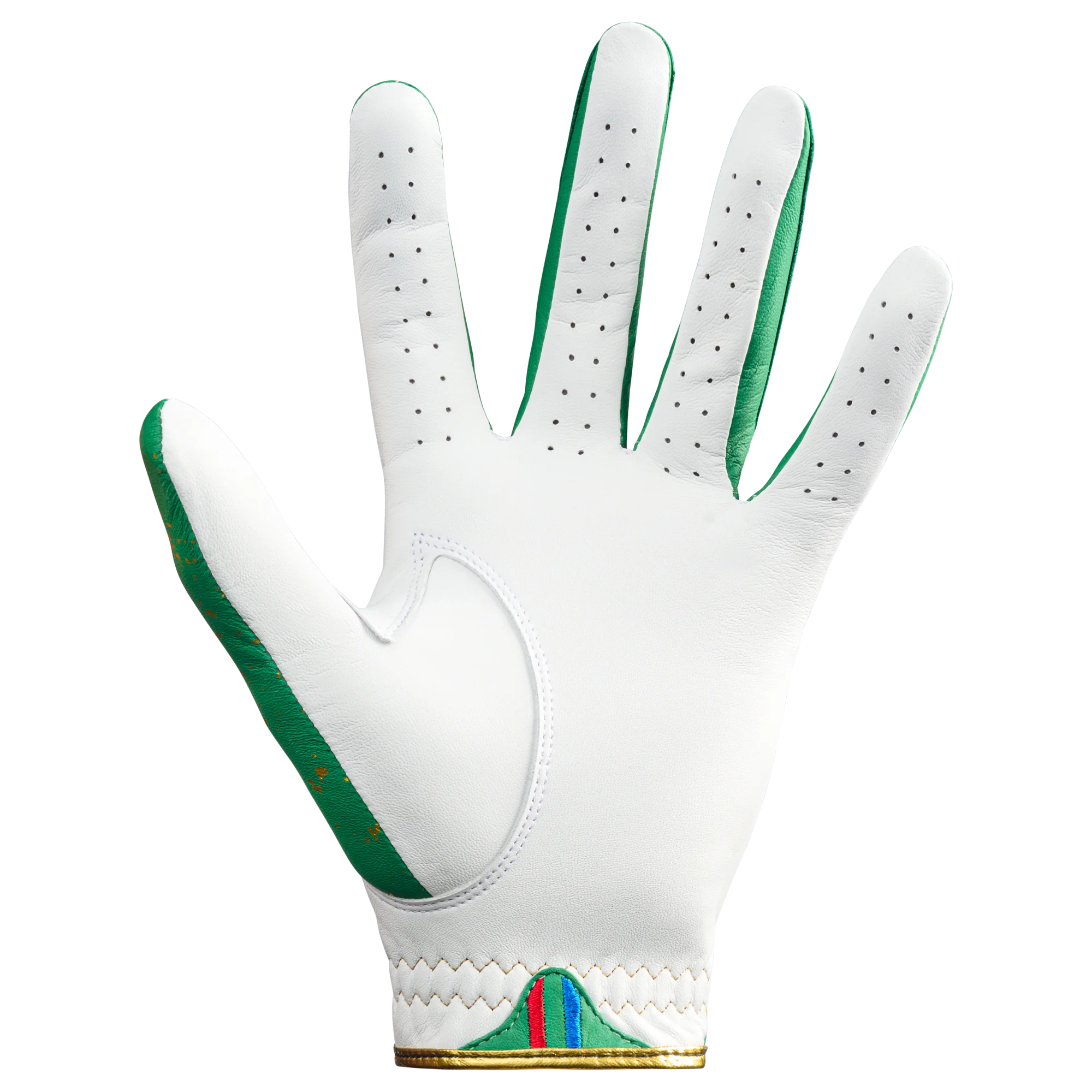 THE 24K GOLF GLOVE - GREEN/WHITE - 2 PACK