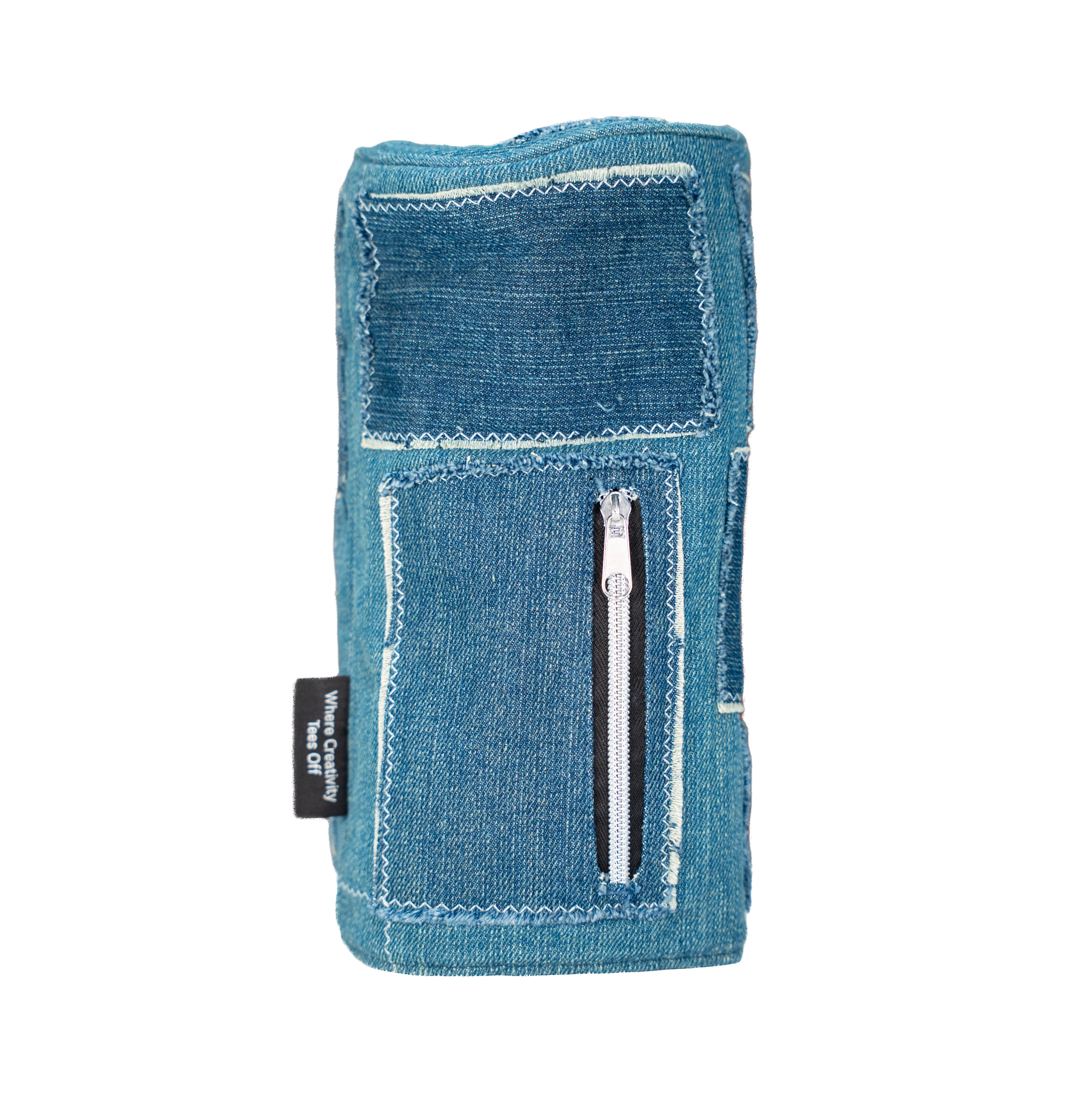 THE PATCH'D DENIM BARREL DRIVER COVER
