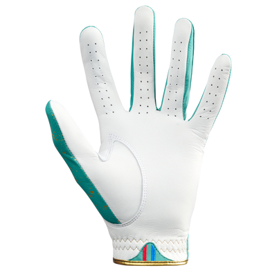 THE 24K GOLF GLOVE - SEAFOAM/WHITE - 2 PACK