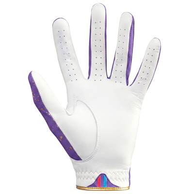 THE 24K GOLF GLOVE - PURPLE/WHITE - 2 PACK