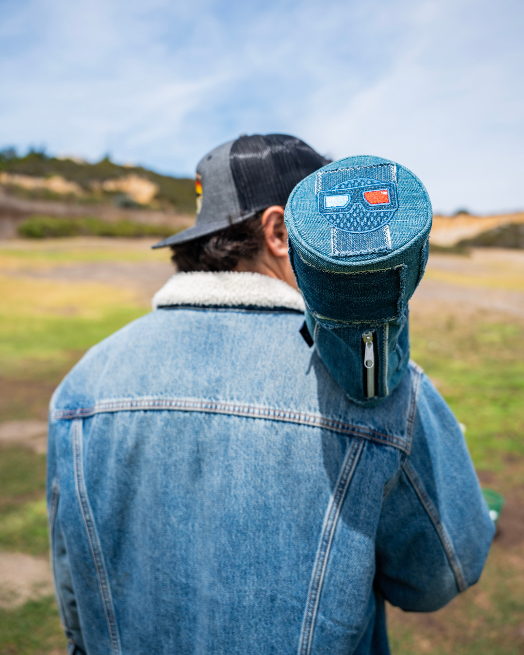 THE PATCH'D DENIM BARREL DRIVER COVER