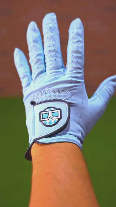 THE SATURDAY COLLECTION GOLF GLOVE - POWDER'D BLUE - 2-PACK