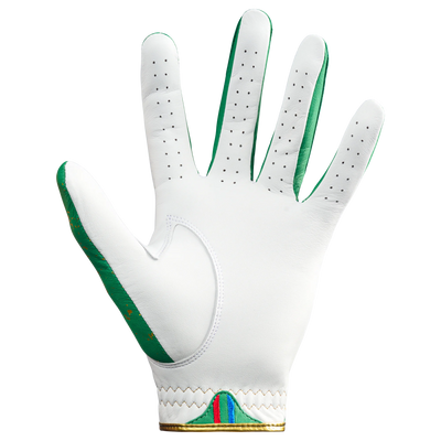 THE 24K GOLF GLOVE - GREEN/WHITE - 2 PACK